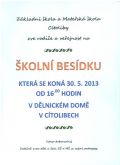 ŠKOLNÍ BESÍDKA 2012