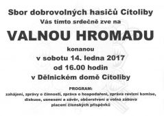 VALNÁ HROMADA SDH