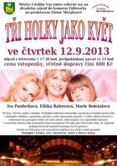TŘI HOLKY JAKO KVĚT - PLAKÁTEK