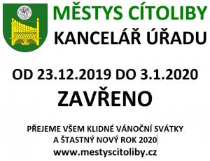 Vánoční svátky 2019