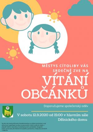 VÍTÁNÍ OBČÁNKŮ