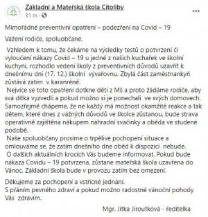 mimořádné opatření