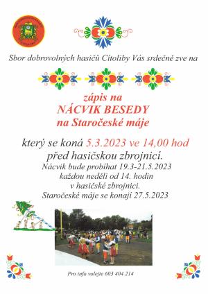 nácvik beseda