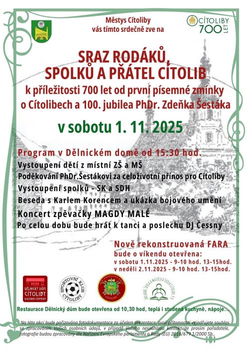 Sraz rodáků a přátel městyse
